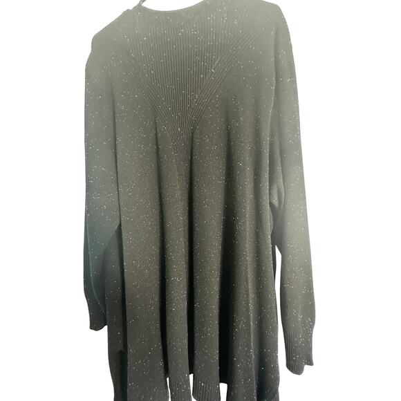 Avenue Spotted Open Front Cardigan - Women’s Plus Size 26/28 - Longline Sweater - Picture 2 of 8